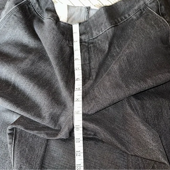 CHICO’S Platinum Black Jeans Chico’s Size 2 Regular - Picture 10 of 12